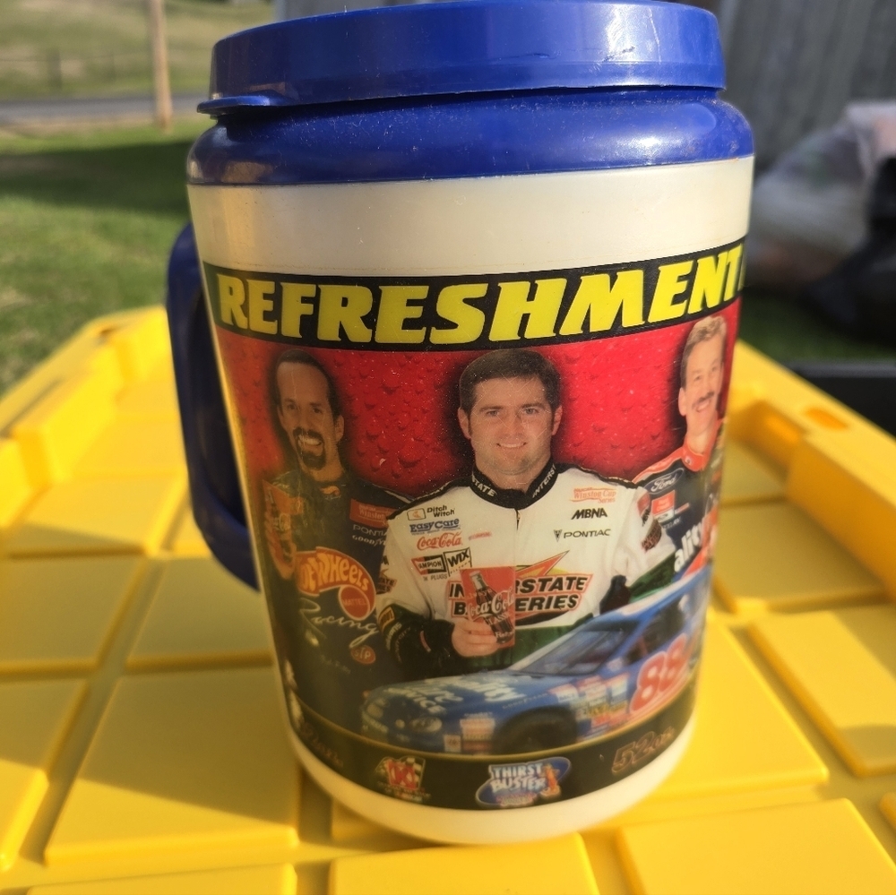 1999 Circle K 52oz Thirst Buster Coca Cola NASCAR Aladdin Super Insulated Mug BL